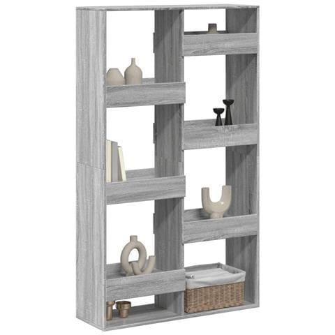 Divisorio Grigio Sonoma 100x33x175 Cm In Truciolato - Foto 3