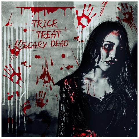 Adesivi Spaventosi Per Finestre Halloween - 9 Fogli Di Decorazione Relativi Alla Festa! - Foto 3