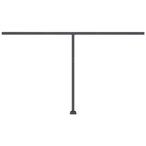 Lusso Casadino -  Tenda Da Sole Retrattile Manuale Led 400x350 Cm Giallo Bianco - Foto 8