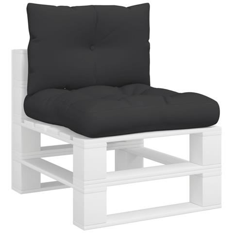 Cuscini Per Pallet 2 Pz Neri In Tessuto - Foto 2