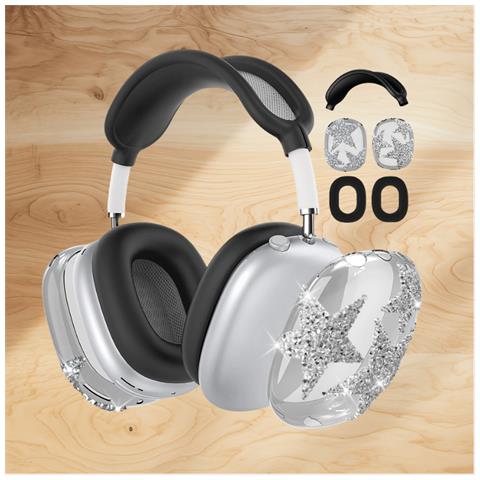 Custodia Protettiva Per Airpods Max - Design Stella Di Diamante Black - Foto 2