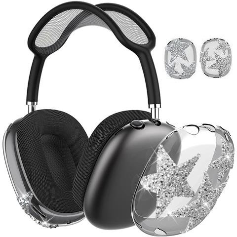 Custodia Protettiva Per Airpods Max - Design Stella Di Diamante Black - Foto 4