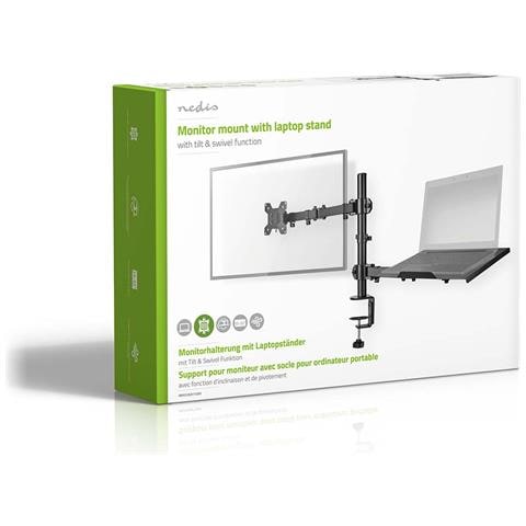 MMSISNB110BK Supporti a parete per TV 81,3 cm (32") Scrivania Nero - Foto 9