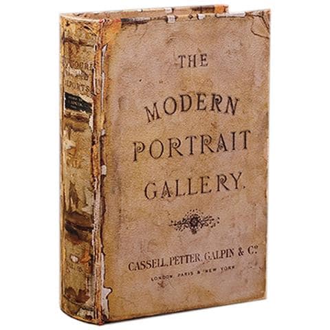 Scatola Portaoggetti A Forma Di Libro Vintage - Elegante Organizer Per La Casa M - Foto 1