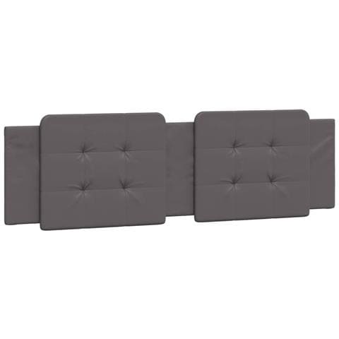Cuscino Testiera Grigio 180 cm in Similpelle - Foto 1