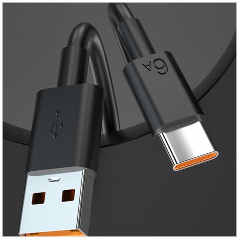 Cavo Dati Type-c A Ricarica Super Rapida 6a, Alta Corrente, Confezione Da 2  1 M - Foto 5