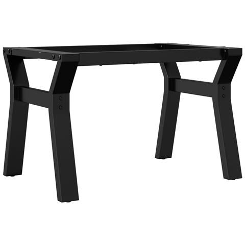 Telaio Gambe a Y per Tavolino da Salotto 60x40x38 cm in Acciaio - Foto 1