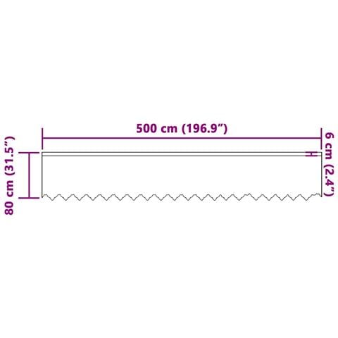 Tende con tende Bianco 500x100cm Poliestere - Foto 8