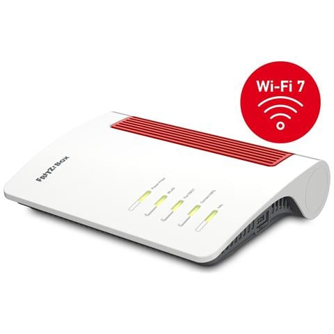 Box 5690 router wireless 2.5 Gigabit Ethernet Dual-band (2.4 GHz / 5 GHz) Rosso, Bianco - Foto 1