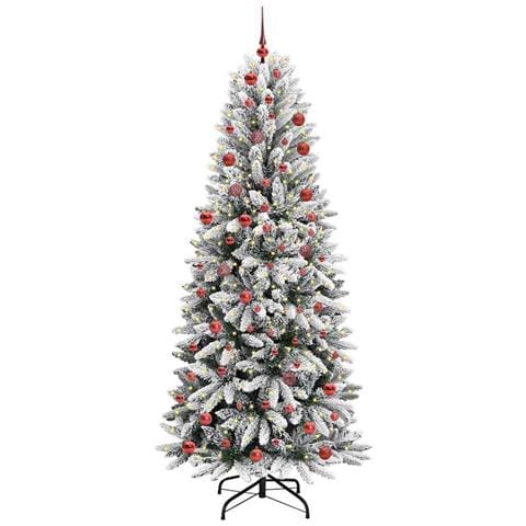 Albero di Natale artificiale con 300 LED Bianco 210 cm - Foto 2