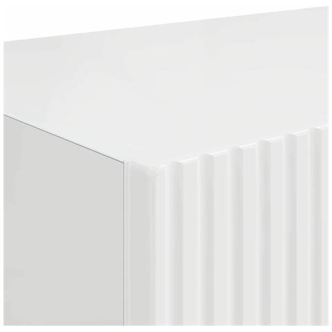 Mobile TV da parete Bianco Lucido 60 x 31 x 29.5 cm - Foto 9