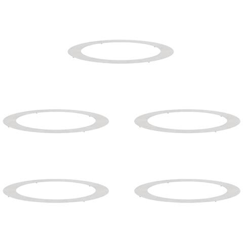 adatto per Anelli d'Albero Piatto 5 pcs Argento Ø90 / 120 cm - Foto 1