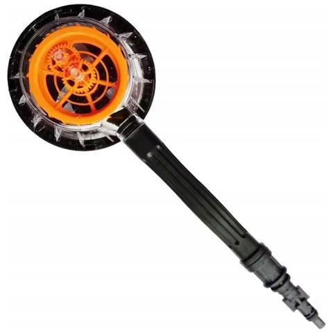 Spazzola Rotante Turboclean Spinbrush 3in1 - Compatibile Con Idropulitrici Lavor, Karcher, Black&decker | 3 Adattatori Inclusi | Pulizia Auto, Facciate, Mobili Da Giardino - Foto 2