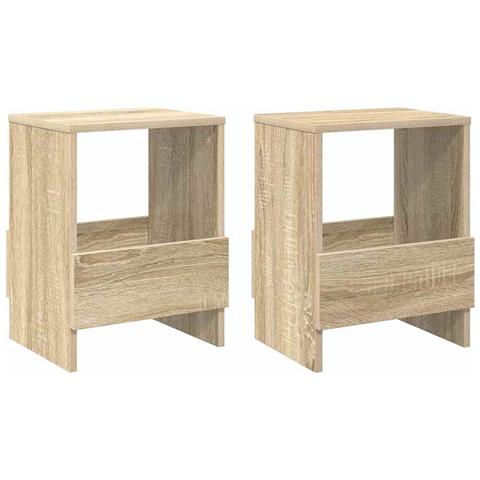 Scaffale per riviste 2 pcs Rovere Sonoma 35 x 30 x 45 cm - Foto 1