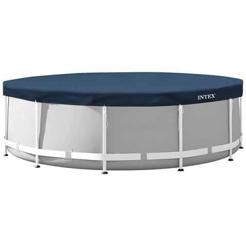 Copertura per piscina Ø366 x 20 cm Rotondo PVC e PET - Foto 1
