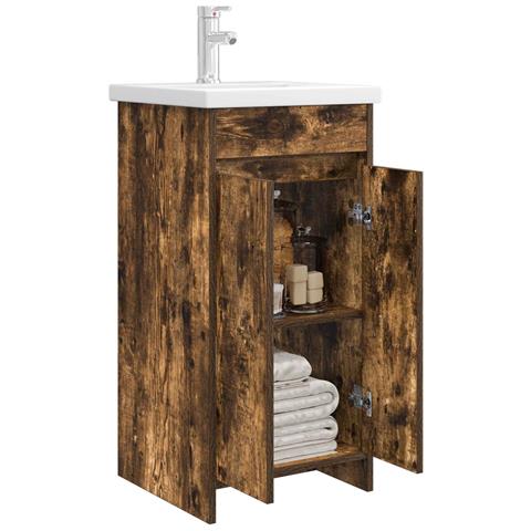 Mobile da bagno con lavabo Rovere Fumo 42 x 40 x 84,5 cm - Foto 2