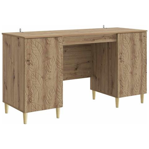 Scrivania Rovere Artigianale Legno ingegnerizzato - Foto 1