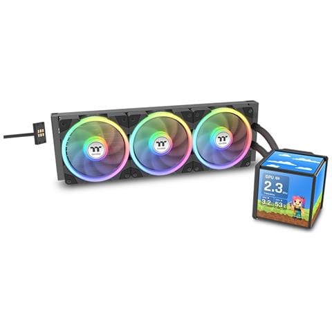 MINECUBE 360 Ultra Processore Raffreddatore di liquidi tutto in uno 12 cm Nero 1 pz - Foto 1