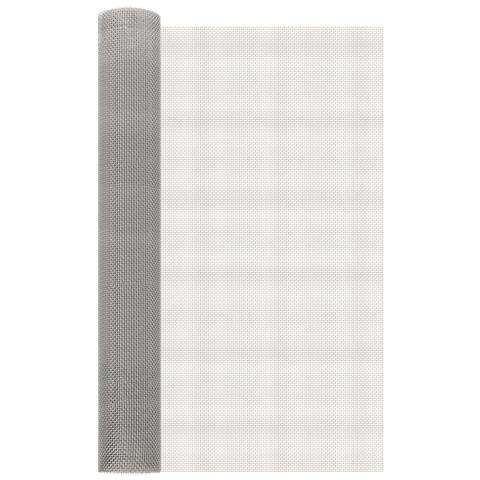 Rete per schermatura 80 x 200 cm 6 Mesh Argento - Foto 1