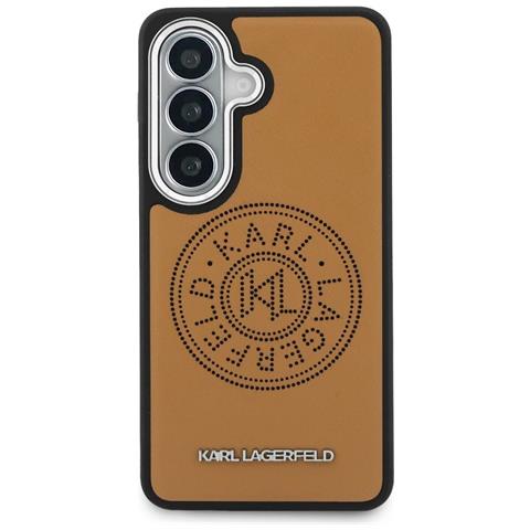 Custodia Samsung Galaxy S26 In Pelle Sintetica Marrone Karl Lagerfeld - Foto 1