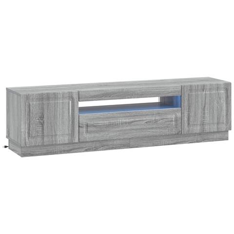 Mobile TV LED Sonoma grigio Legno ingegnerizzato - Foto 1