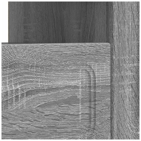 Mobile TV LED Sonoma grigio Legno ingegnerizzato - Foto 9