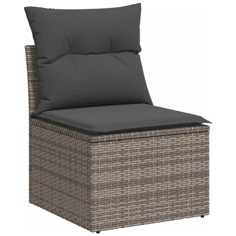 Set di divani 5 pz Grigio e Grigio Scuro - Foto 2