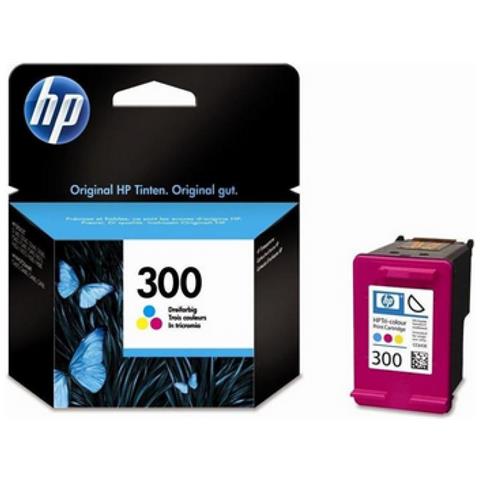 CC643EE Cartuccia Ink Originale 300 Ciano Magenta Gialla per HP Deskjet D1660 Capacità 165 Pagine - Foto 2