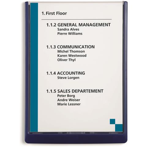 Targa per Porte e Pareti in ABS con Apertura e Chiusura a Scatto - Foto 1