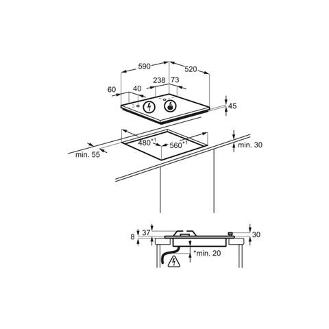 Piano Cottura KGS6434SX a Gas 4 Fuochi Gas Colore Inox - Foto 3
