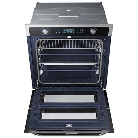 SAMSUNG - Forno Elettrico da Incasso NV75N7647RS / ET Dual Cook Flex  Capacità 75 L Multifunzione Ventilato Potenza 1200 W Colore Nero - ePRICE
