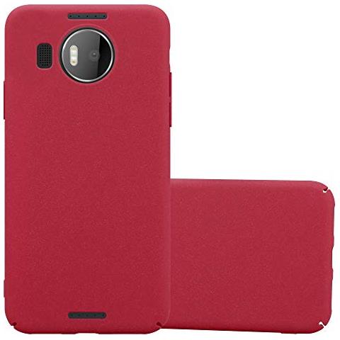 Custodia Compatibile Con Nokia Lumia 950 Xl In Frosty Rosso - Hard Case Coperchio Protettivo In Frosted Look Contro I Graffi E Gli Urti - Foto 1