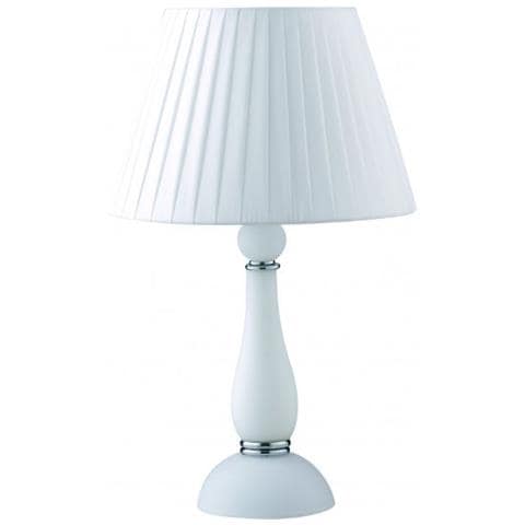 Lampada Da Tavolo Lume Alfiere Bianco 1xe27 32x54cm - Foto 1