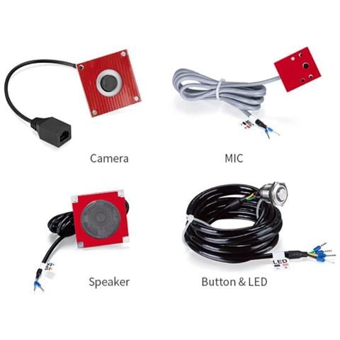 Pa2-kit Accessory Package - Ip Camera Module, Speaker Module, Microphone Module, Button Module - Foto 2