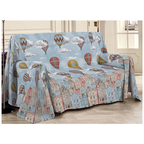 Telo Arredo Multiuso Linea Pensieri Delicati In Cotone Disegno Volare Arancio Singolo Arancio - Foto 8