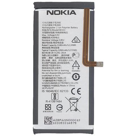 Batteria Litio Integrata Originale He333 Bulk Per 8 Sirocco (Ta-1005)  - Foto 1