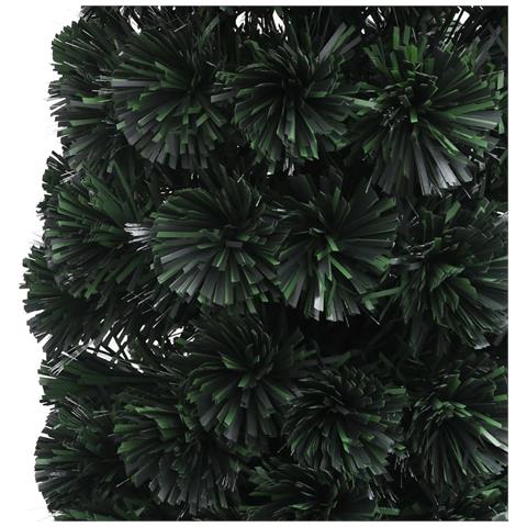 Albero Natale Artificiale Sottile Supporto 150 cm Fibra Ottica - Foto 8