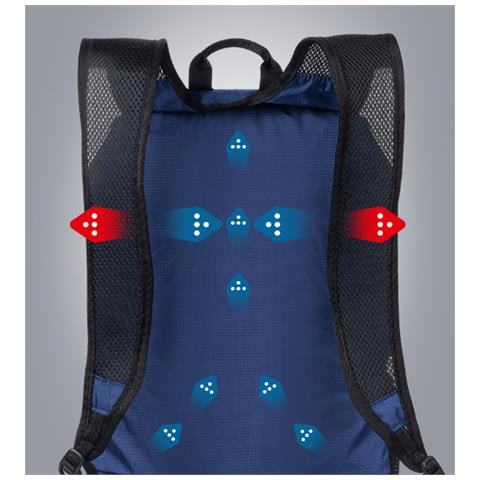 Design Antifurto Zaino Ultraleggero Pieghevole Resistente All'acqua 20-35l Blu Scuro - Foto 4