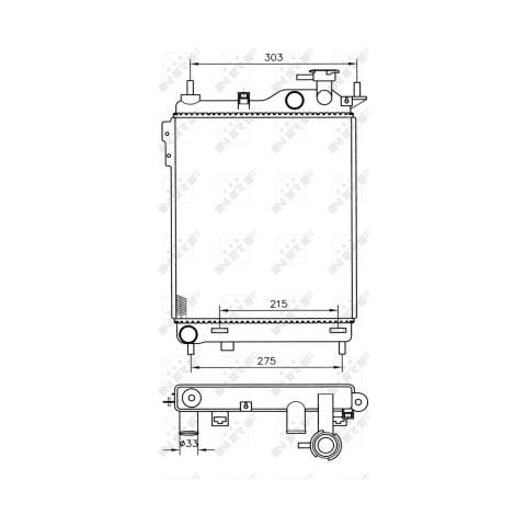 Radiatori Hyundai 53359 - Foto 1