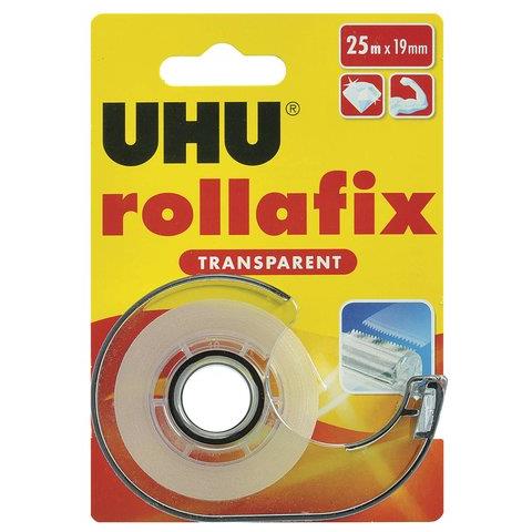 Nastro Adesivo Uhu Bostik 35188 Rollafix Con Dispenser Trasparente - Foto 1