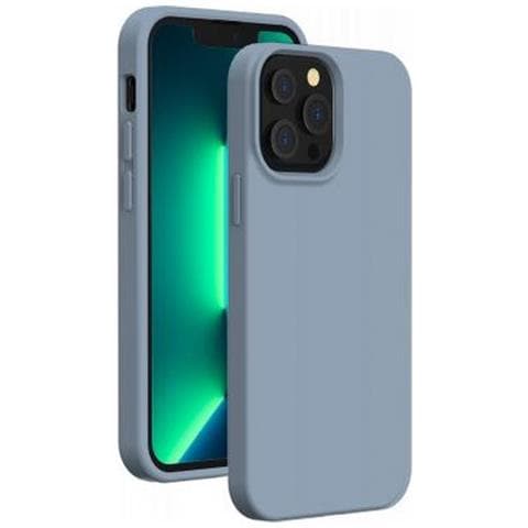 Cover Per Iphone 13 Pro In Silicone Rigido Soft Touch, Blu - Foto 1