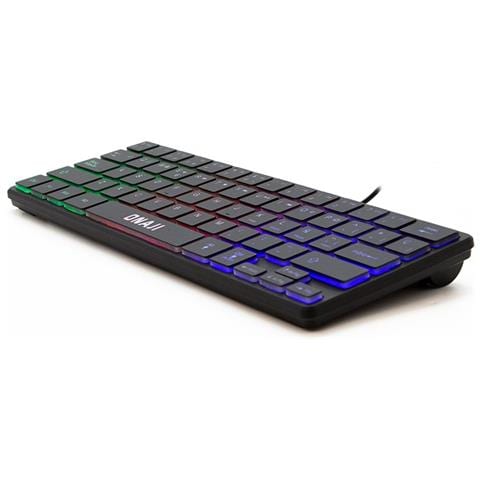 IGG317570 Tastiera Gaming USB QWERTY Spagnolo Nero - Foto 2