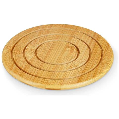 Sottopentola Naturale Bambù 19 X 1 X 19 Cm (24 Unità) Rotondo - Foto 4