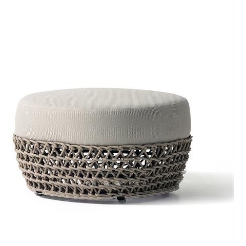 Atreides - Pouf Da Esterno In Alluminio E Corda - Foto 1