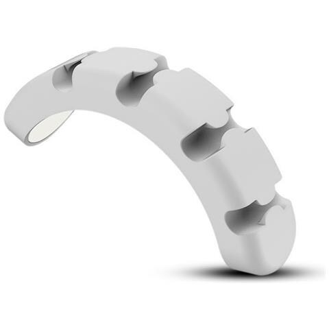 Supporto Per Cavi Autoadesivo / Distributore Di Cavi Con 6 Slot White - Foto 6