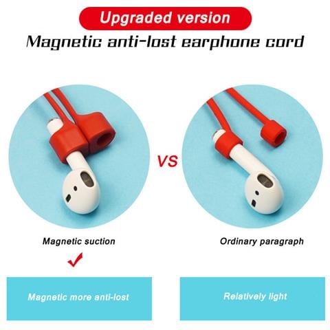 Cinturino Magnetico Per Airpods Per Airpods 2, Airpods Pro 2/3 Black - Foto 2