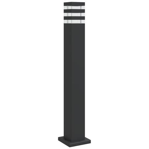Lampada Da Terra Per Esterni Nera 80 Cm In Alluminio - Foto 2