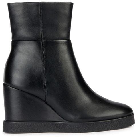 Elidea Booties Stivaletti Pelle Di Mucca Scarpe Donna Nero Eu 41, D36vqb 00043 C9999 - Foto 2