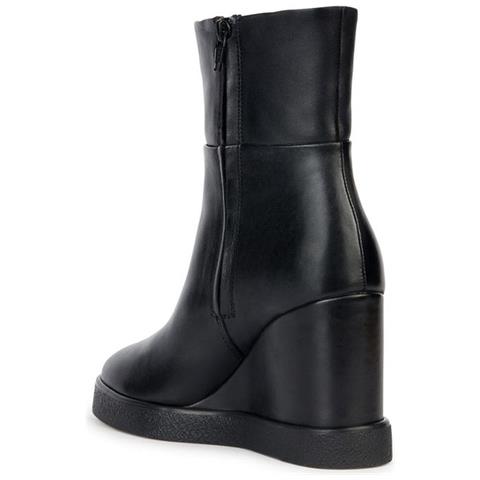 Elidea Booties Stivaletti Pelle Di Mucca Scarpe Donna Nero Eu 41, D36vqb 00043 C9999 - Foto 3