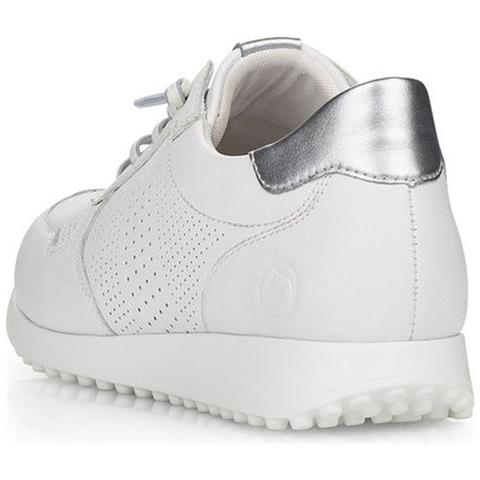 Leisure Trainers White Sneakers Pelle Scarpe Donna Bianco Eu 38, D3100-80 - Foto 3